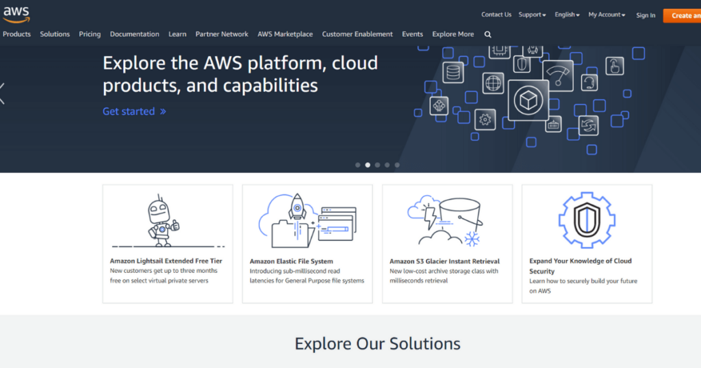 Amazon AWS hosting