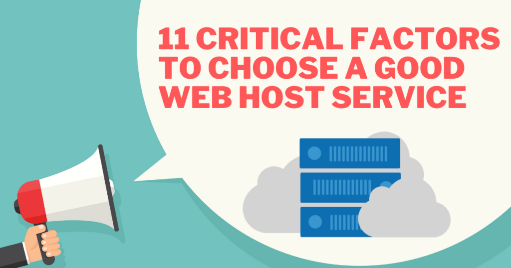 How to choose a good web hosting company