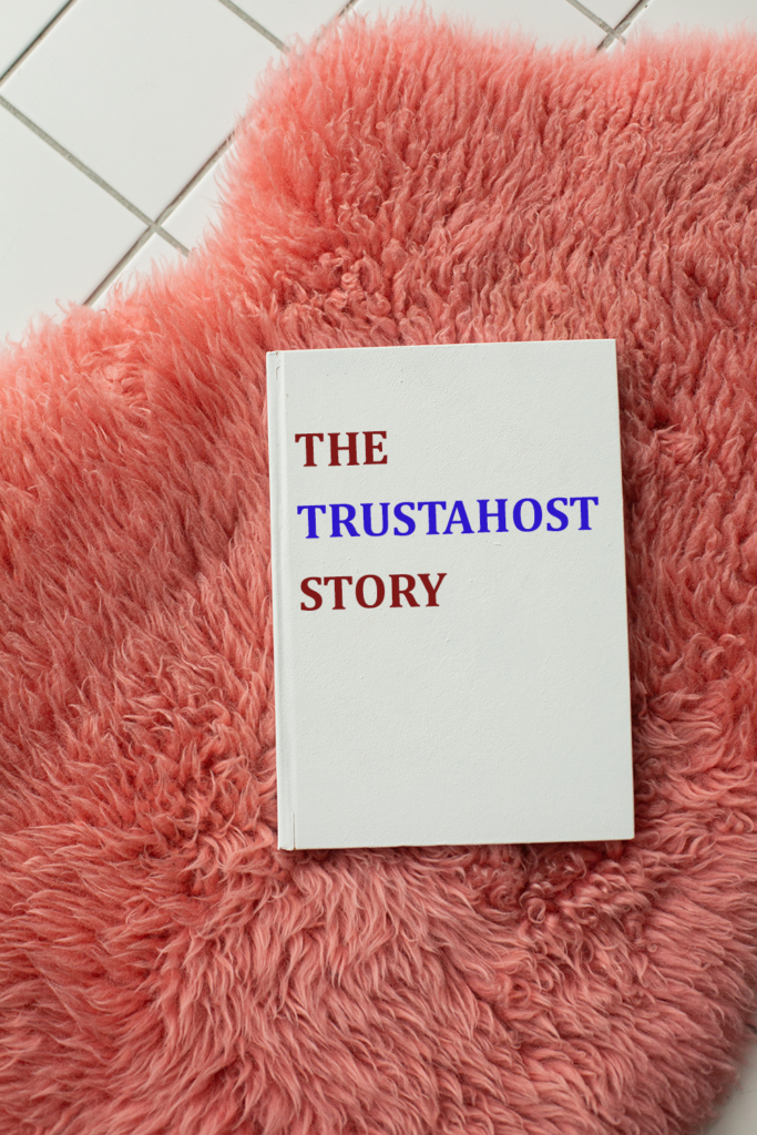 TrustaHost Story book on a flurry mat